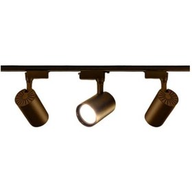 Resim 3 Adet 30w-33w Siyah Kasa Günışığı Ray Spot 1 Metre Ray Karışık 