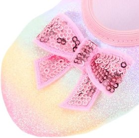 Resim Holibanna 1 Çift Çocuk Dans Ayakkabıları Kız Dans Ayakkabıları Bale Uygulama Ayakkabısı Yürümeye Başlayan Bale Daireler Bale Ayakkabıları Kız Bale Daireler Sentetik Deri Kedi Pençe 