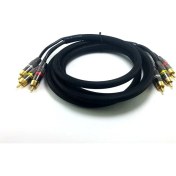 Resim Electroon 3Rca Gold Kablo Metal Fişli 2Mt 