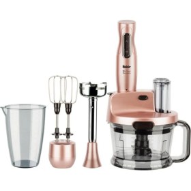 Resim Parlak Altın Renkli 1000W Blender Seti, Buz Kırma, Çok Amaçlı Mutfak Robotu 