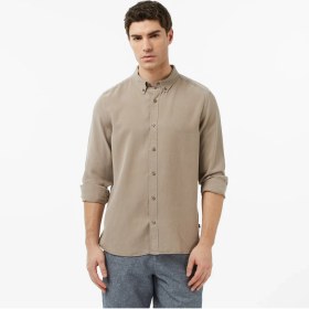 Resim Nautica Erkek Bej Regular Fit Gömlek W65400T.2GR 