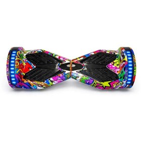 Resim Citymate Smart Balance Elektrikli Kaykay Hoverboard 8.5" Akıllı Dengeli Ledli Bluetooth Hoparlörlü Yaprak 