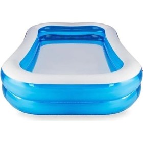 Resim Bestway 54006 Şişme Havuz Jumbo 262x175x51cm Çok Renkli 