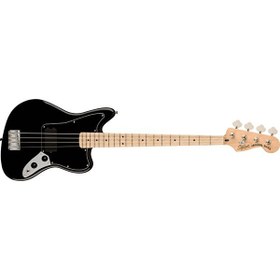 Resim Squier Affinity Jaguar Bass H Akçaağaç Klavye Black Bas Gitar 