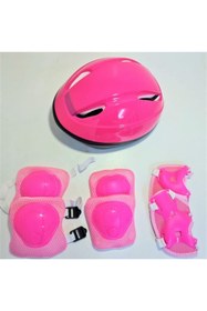 Resim TOPROCKSTORE Kask +dizlik +dirseklik+bileklik Set Full Scooter Bisiklet 