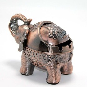 Resim Metal Fil Figürlü Küllük Alk1656 Dekoratif Hediyelik 