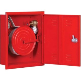 Resim Yangın Dolabı - 2'' Bez Yangın Hortumlu - (25-30)Mt 