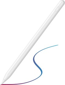 Resim Fuchsia İpad Air/pro 11 Inç 2024 Uyumlu Avuç Içi Algılamayan Eğimle Çizim Kalınlığı Değişen Pencil Pro 