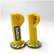 Resim Hightower Sarı 1 Çift 22mm 24mm Universal Motosiklet Bisiklet Anti Kaydırmaz Tutma Kolları 