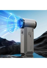 Resim F72 Turbo Jet Fan 130000 Rpm Kablosuz Hava Üfleyici Ve Vakum Usb-c Şarjlı Şiddetli Fan Cihazı 