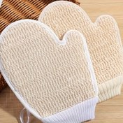 Resim Kenevir İpliğinden Yapılmış Vücut ve Yüz İçin Peeling Eldiveni, Duş veya Banyoda Cildinizi Temizleyen ve Peeling Yapan Spa Eldiveni, Cildinize Yumuşak Cilt Bakımı Sunar 