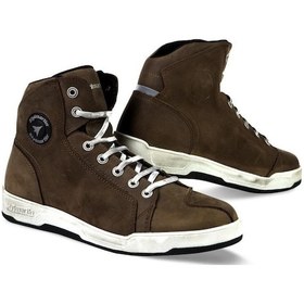 Resim Stylmartin Marshall Wp Sneakers Motosiklet Botu Kısa Kahverengi 