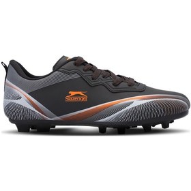 Resim Slazenger MARCELL KRP Çocuk Halı Saha Siyah / Turuncu Futbol Ayakkabısı 