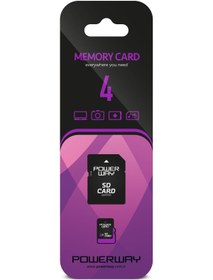 Resim Powerway 4 GB Hafıza Kartı Adaptör Dahil 