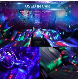 Resim Disko Topu Sese Duyarlı Rgb Usb Girişli Disco Topu Iç Aydınlatma 