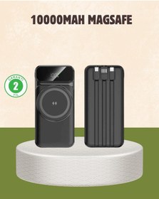 Resim 10000 Mah Kablosuz Powerbank 15w Hızlı Şarj, Type-c Çoklu Çıkışlı Çok Renkli 