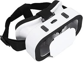 Resim Sxhlseller 360° VR 3D Kulaklık, Göz Koruması Güvenlik Tasarımlı Panoramik VR Gözlükler, 4,7‑6,53 İnç Cep Telefonları Için Ergonomik Kafa Bandı 