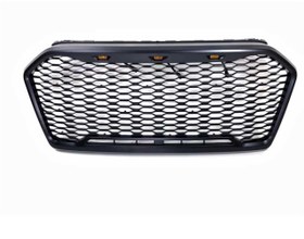 Resim Ford Ranger T8 Yeni Tip Panjur (Turuncu Led & Siyah Harfler) 