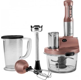 Resim Delixa Mastermaid Prosteel 2500W 6 Bıçaklı Uzun Blender Ayaklı Cam Mutfak Robotu, Rosegold 