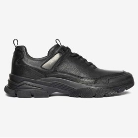 Resim Greyder 14994 Erkek Siyah Hakiki Deri Sneaker Ayakkabı 