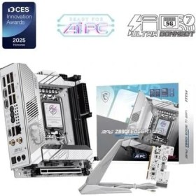 Resim Msı Mpg Z890I Edge Tı Wıfı7 Ddr5 Hdmı-Dp Pcıe 5.0 1851P Mıtx 
