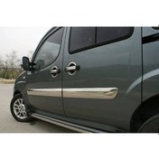 Resim Nova Krom Fiat Doblo Krom Yan Kapı Çıtası 4 Prç 2006-2010 Geniş 