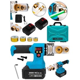 Resim Graizer Şarjlı Su Tesisatı Plastik Boru Kaynak Makinesi 