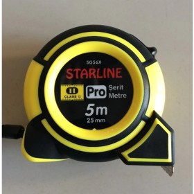 Resim Normadia 5 Metrelik Profesyonel Çelik Şerit Metre, Dayanıklı ve Hassas Ölçüm 