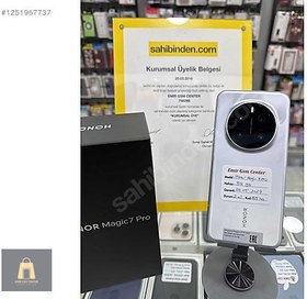 Resim Honor Magic 7 Pro İkinci El TR | 512 GB 12 GB | Mavi 