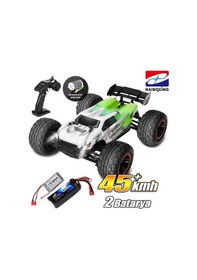 Resim Haıboxıng 1/16 Destroyer Uzaktan Kumandalı Model Araba Rtr 4wd Brushless Truck Yeşil 45 Km/h Sürat - 1000 Mah 7.4v 2s 30c Lipo Batarya 