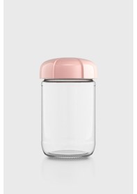 Resim Renga Rhea 660 Ml Pembe Kapaklı Cam Kavanoz 131011 