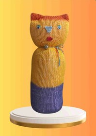 Resim Tıkırık Örgü Yastık Uyku Ve Oyun Arkadaşı Çıtırtı - 45 Cm Diğer 