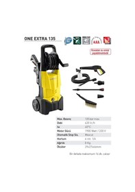 Resim Lavor One Extra 135 Basınçlı Araç Yıkama Makinesi, 1900 W 