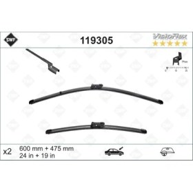 Resim Valeo SİLECEK SÜPÜRGESİ ÖN ÜSTTEN BASMALI GOLF5-GOLF6-JETTA-PASSAT-CADDY-YETI 600 X 475 MM 1Q1998002 3C1998002 5K1955425 