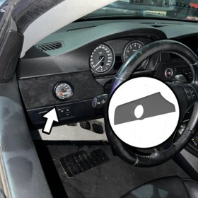 Resim BMW E90 AFR Saat Tutucu/Trim - gri karbon 