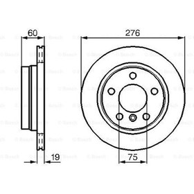 Resim Bmw 3 E46 318İ 2.0 2004-2005 Bosch Arka Disk 2 Adet N11.403 