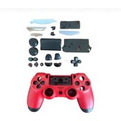 Resim Ps4 Uyumlu Kasa Joystick V1 Full Kasa Tuş Takımı Kırmızı 