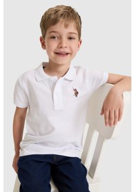 Resim U.s. Polo Assn. Erkek Çocuk Beyaz Tişört Basic 50325608-vr013 