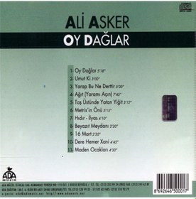 Resim Ali Asker - Oy Dağlar (Cd) 