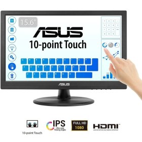 Resim Asus 15.6" VT169HE 60Hz 5ms Full Hd IPS Dokunmatik Monitör 