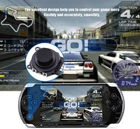 Resim PSP 2000 Için 2 Adet Analog 3D Düğme Joystick, PSP 2000 Siyah Için Kapak Onarım Değiştirme Ile Anahtar Joystick Değiştirme Kablosuz Profesyonel Joystick Rocker 