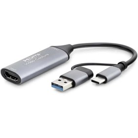 Resim Skygo Hdmı Vıdeo Capture Type-C + Usb3.0 4K 30Hz Gri HDX7844 