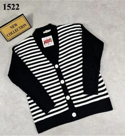 Resim Minimoda Kids Kız çocuk çizgili hırka 