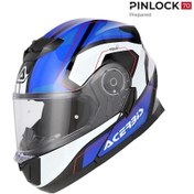 Resim Acerbis Serel 22-06 Kask Siyah Mavi Siyah - Mavi 