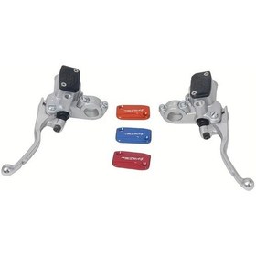 Resim Chuangyinshop Ktm Off-road Motoriz Bisikletleri İçin Hydraulic Clutch Cylinder Fren Pompası Ve Debriyaj Seti Brake Blue 