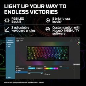 Resim Hyperx Alloy Origins 60 Aqua Mekanik Oyun Klavyesi 