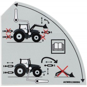 Resim AGCO Dekoratif Etiket - Massey Ferguson / Fendt / Valtra | ACW0126090 