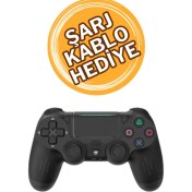 Resim Vothoon Ps4 Kol Wireless Bt Kablosuz Oyun Kolu Ps4 Joystick Tablet Telefon Pc Uyumlu Titreşimli Oyun Kolu 