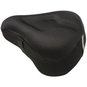 Resim Geniş Büyük Bisiklet Bisiklet Jel Koltuk Yastık Ekstra Konfor Yumuşak Pad Eyer Kapak Yurt Dışından A 