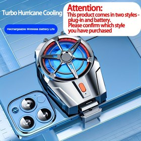 Resim Smartphone Cooler Yeni X52 Soğutma Fanı Sessiz Isı Kaynağı Telefon Gecikmesini Azaltır 
